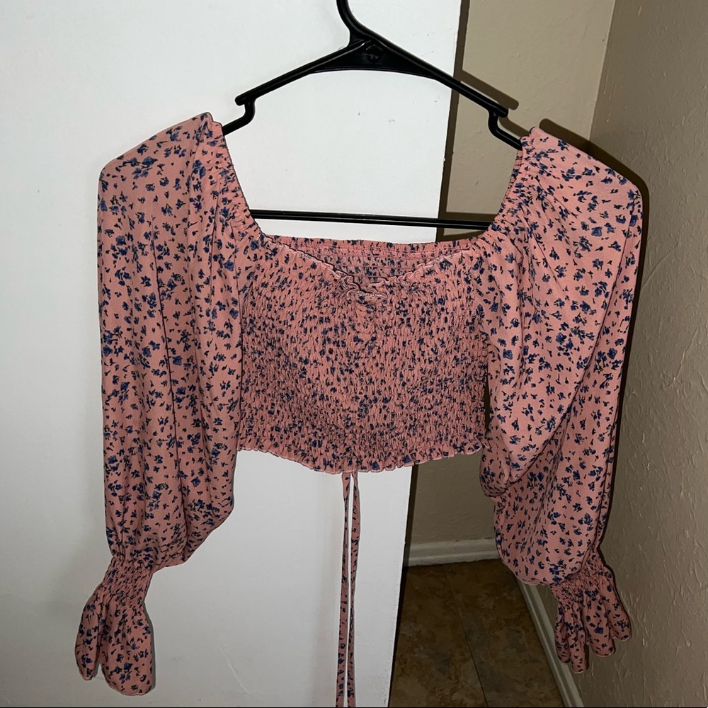 Crop top long sleeve